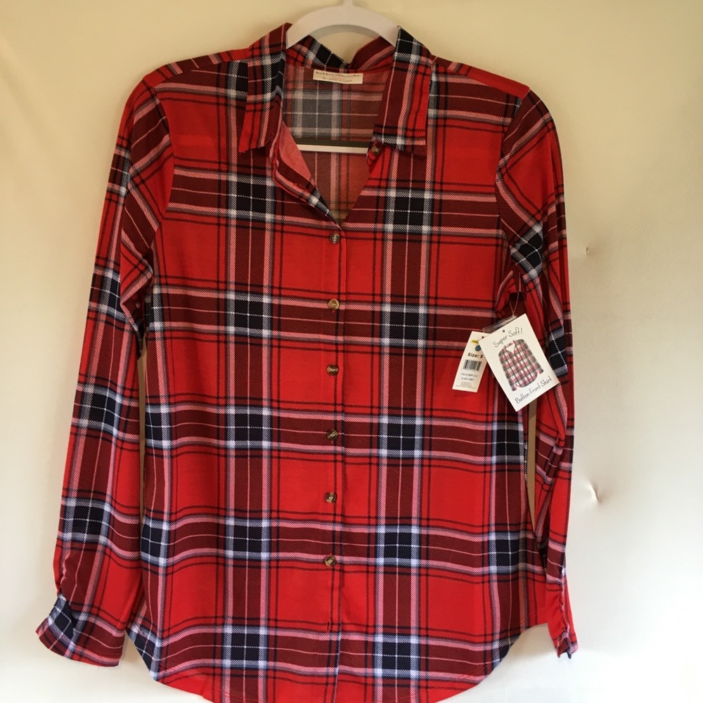 ☆ Super Soft Button Front Shirt